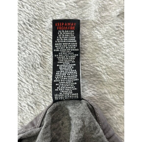 Bebe Sleepwear Women's XL Gray Shirt and Shorts Lounge Set W/ Bling and Lace NWT - Picture 4 of 10